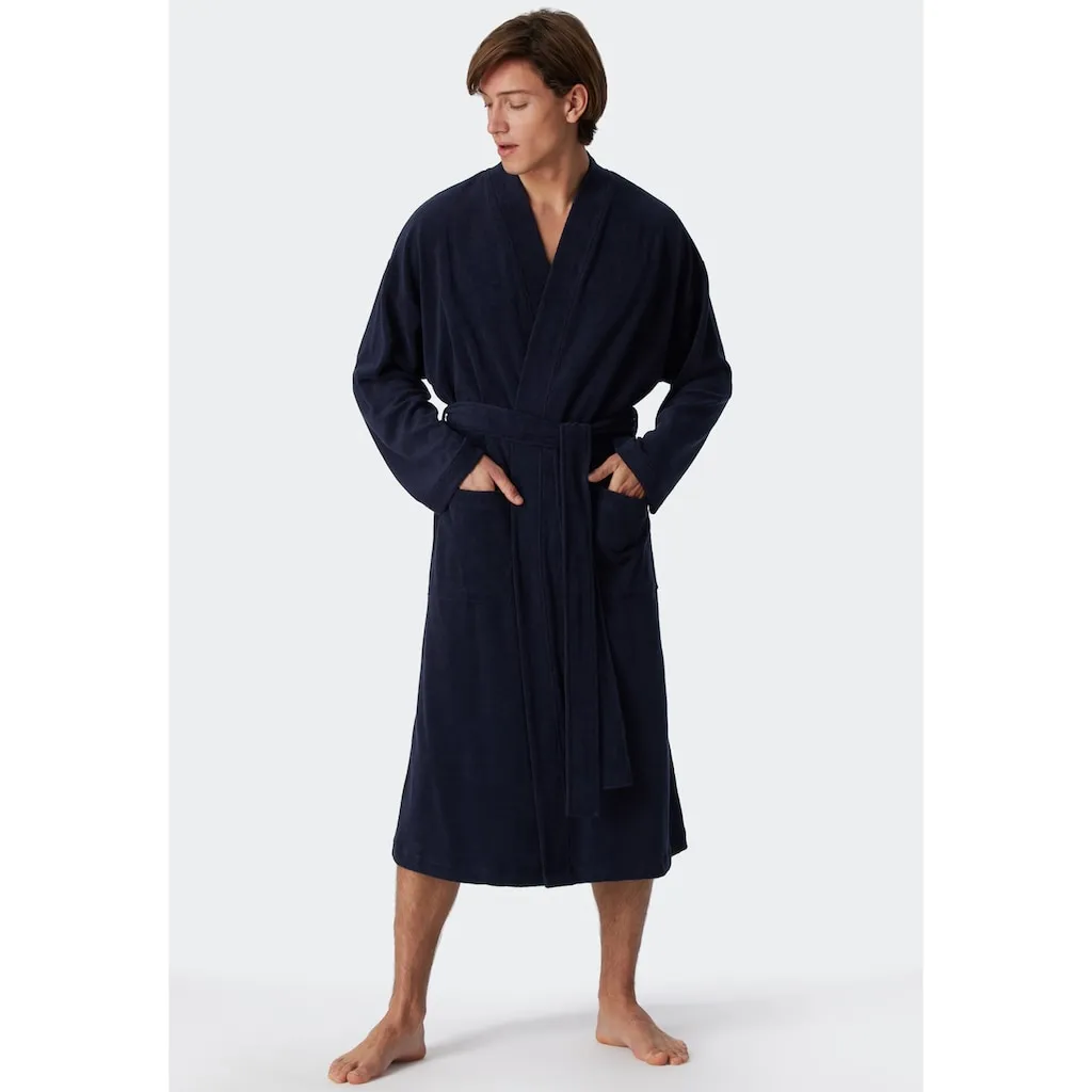 Мужской халат Feather Terry с поясом и боковыми карманами Schiesser, 803-blau
Мужской халат Feather Terry с поясом и боковыми карманами Schiesser, 803-blau