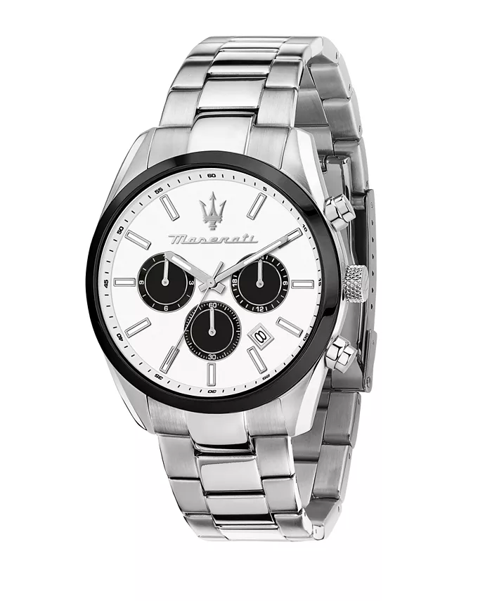 Мужские многофункциональные часы со стальным браслетом, 43 мм Maserati
Мужские многофункциональные часы со стальным браслетом, 43 мм Maserati