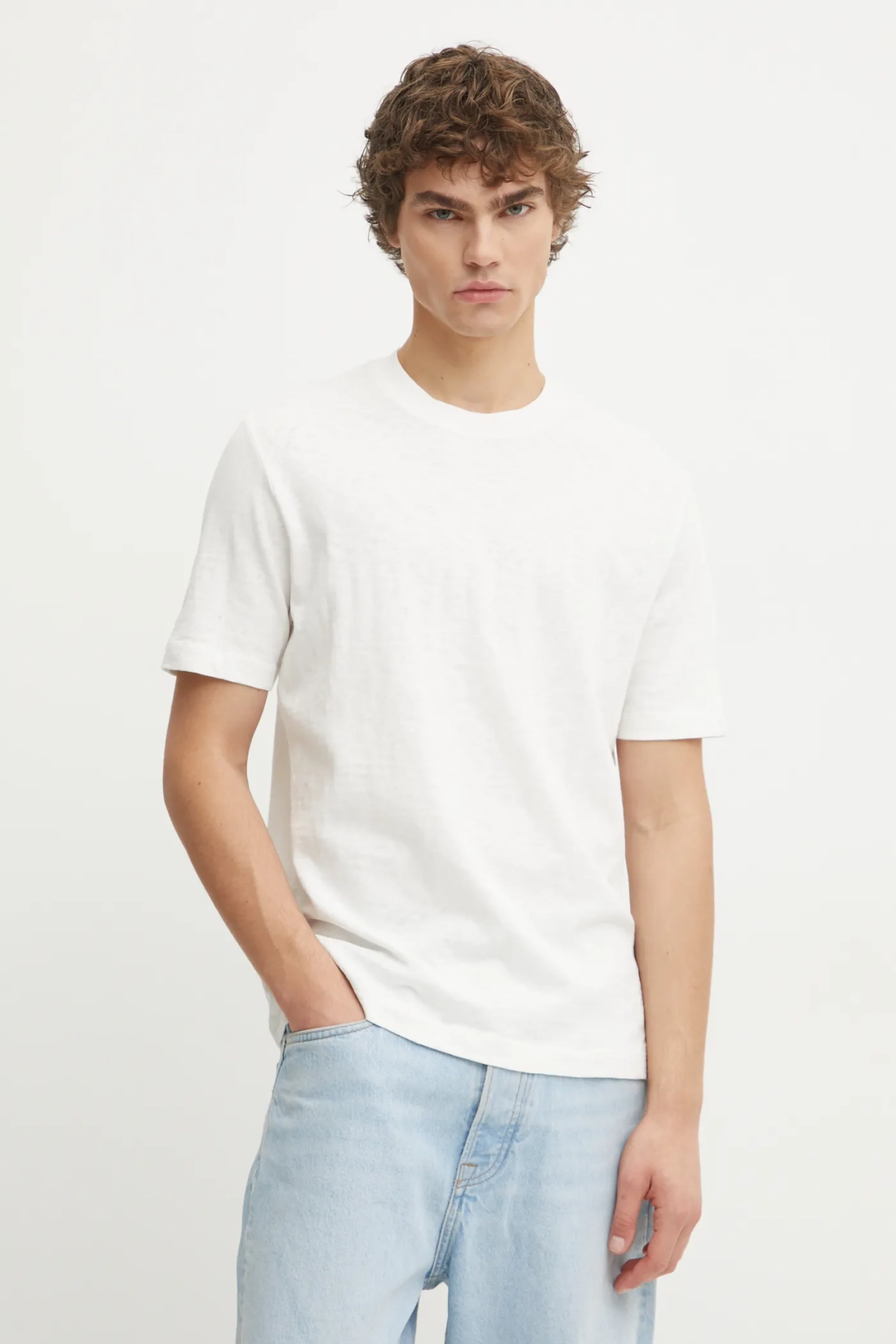 Хлопковая футболка Marc O'Polo, бежевый 
Хлопковая футболка Marc O'Polo, бежевый