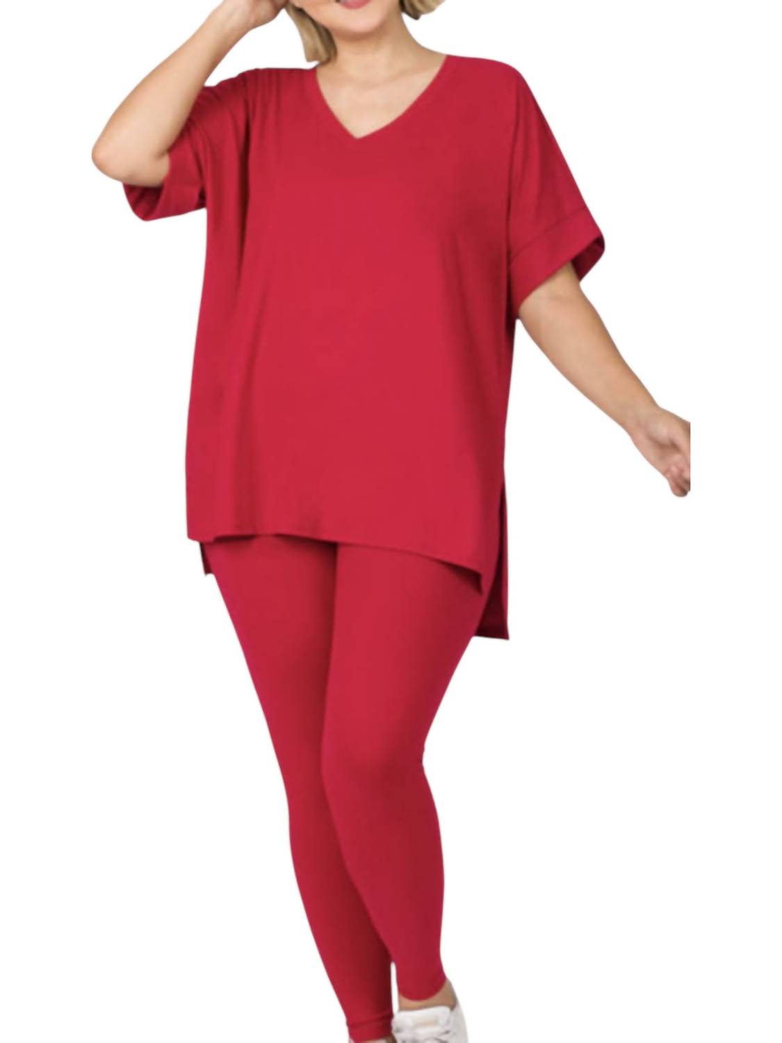 Комплект топ и леггинсы Cabernet ZENANA, Cabernet
Комплект топ и леггинсы Cabernet ZENANA, Cabernet