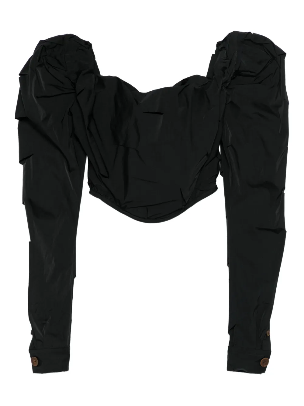 Топ-корсет с объемными рукавами Vivienne Westwood, черный
Топ-корсет с объемными рукавами Vivienne Westwood, черный