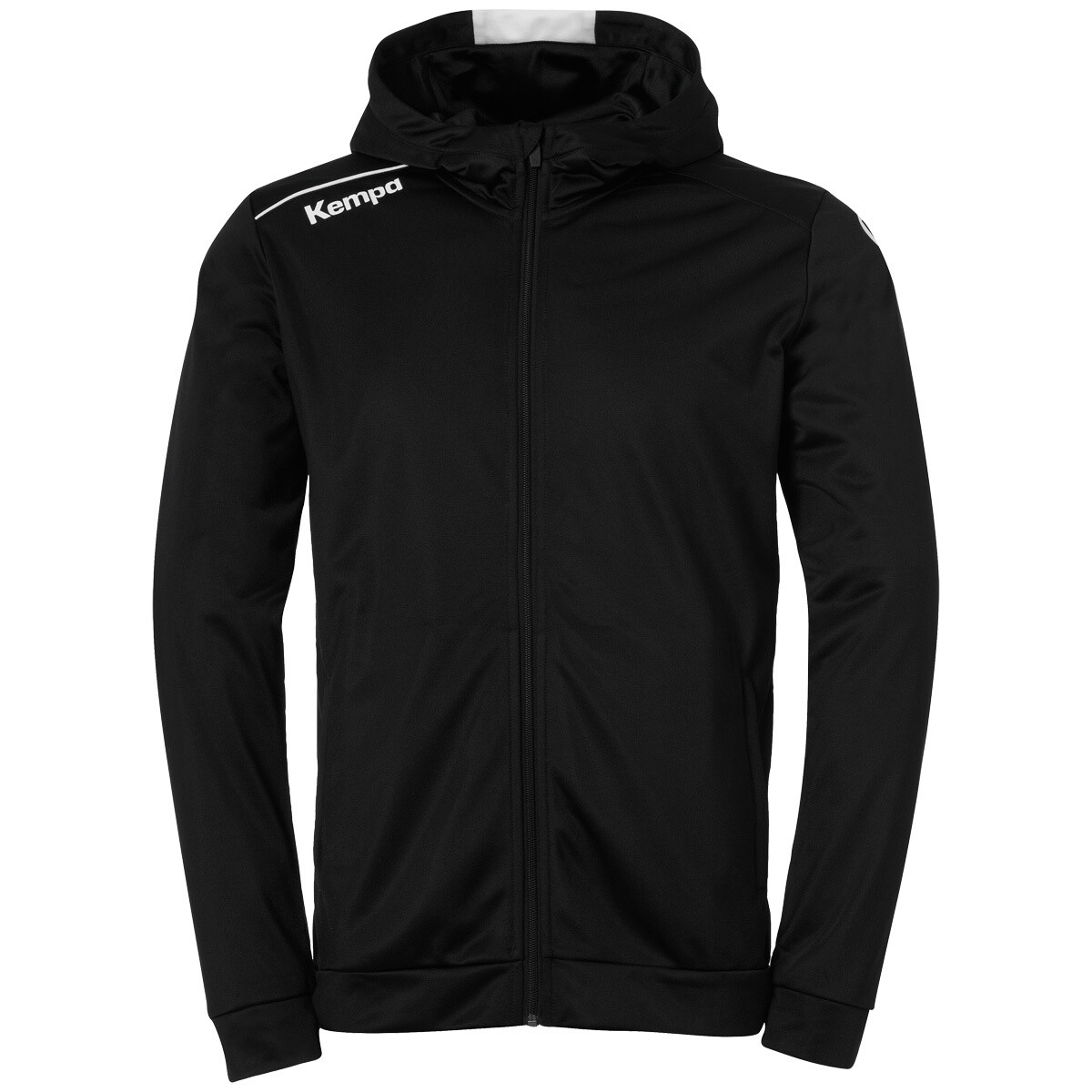 Куртка Kempa Trainingsjacke PLAYER HOOD JACKET, черный 
Куртка Kempa Trainingsjacke PLAYER HOOD JACKET, черный