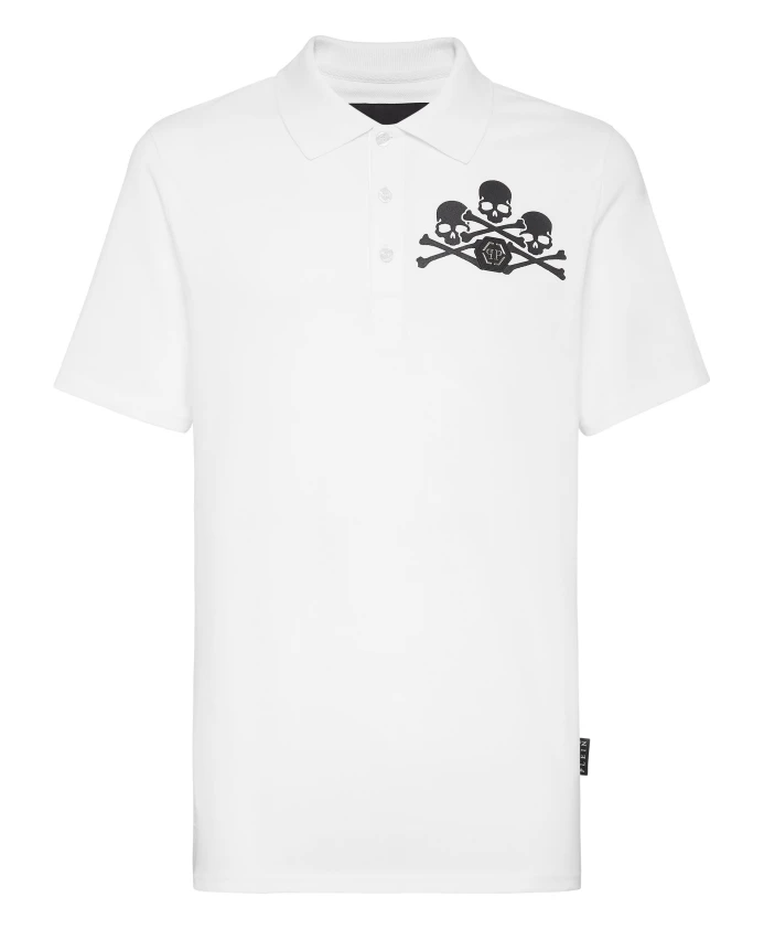 Футболка-Поло с черепом СС Philipp Plein, белый
Футболка-Поло с черепом СС Philipp Plein, белый