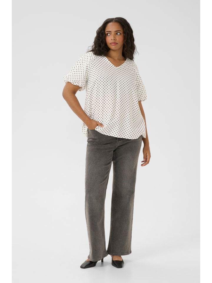 Блузка с короткими рукавами KCgina, стандартный крой, мел/черный горошек KAFFE curve
Блузка с короткими рукавами KCgina, стандартный крой, мел/черный горошек KAFFE curve