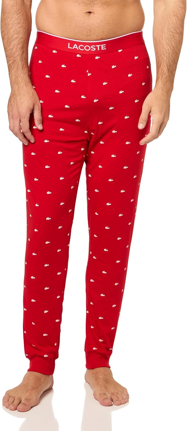 Lacoste мужские пижамные брюки из джерси, Red & White
Lacoste мужские пижамные брюки из джерси, Red & White