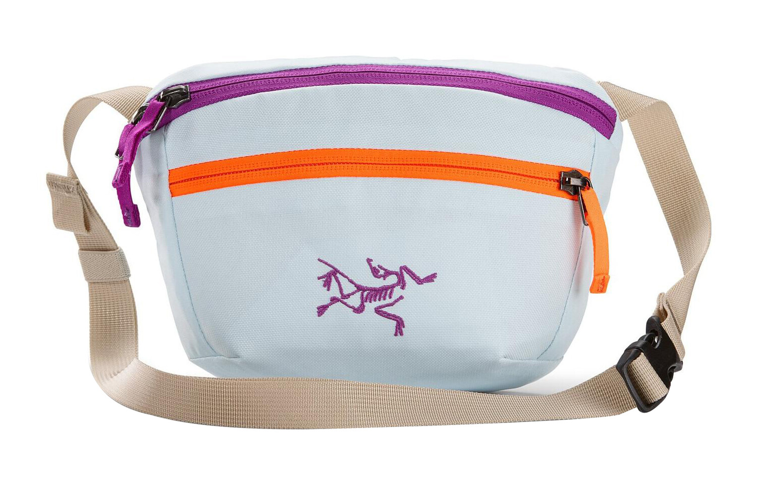 Поясная сумка Arcteryx Mantis Unisex, белый / оранжевый / фиолетовый
Поясная сумка Arcteryx Mantis Unisex, белый / оранжевый / фиолетовый