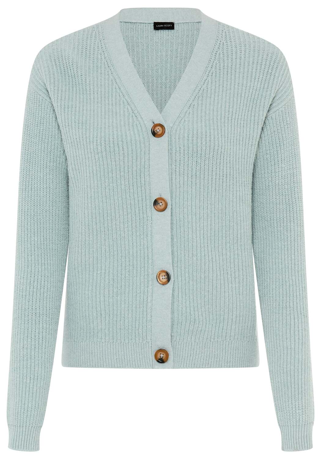 LAURA SCOTT Кардиган вязаный в цвете мяты
LAURA SCOTT Кардиган вязаный в цвете мяты