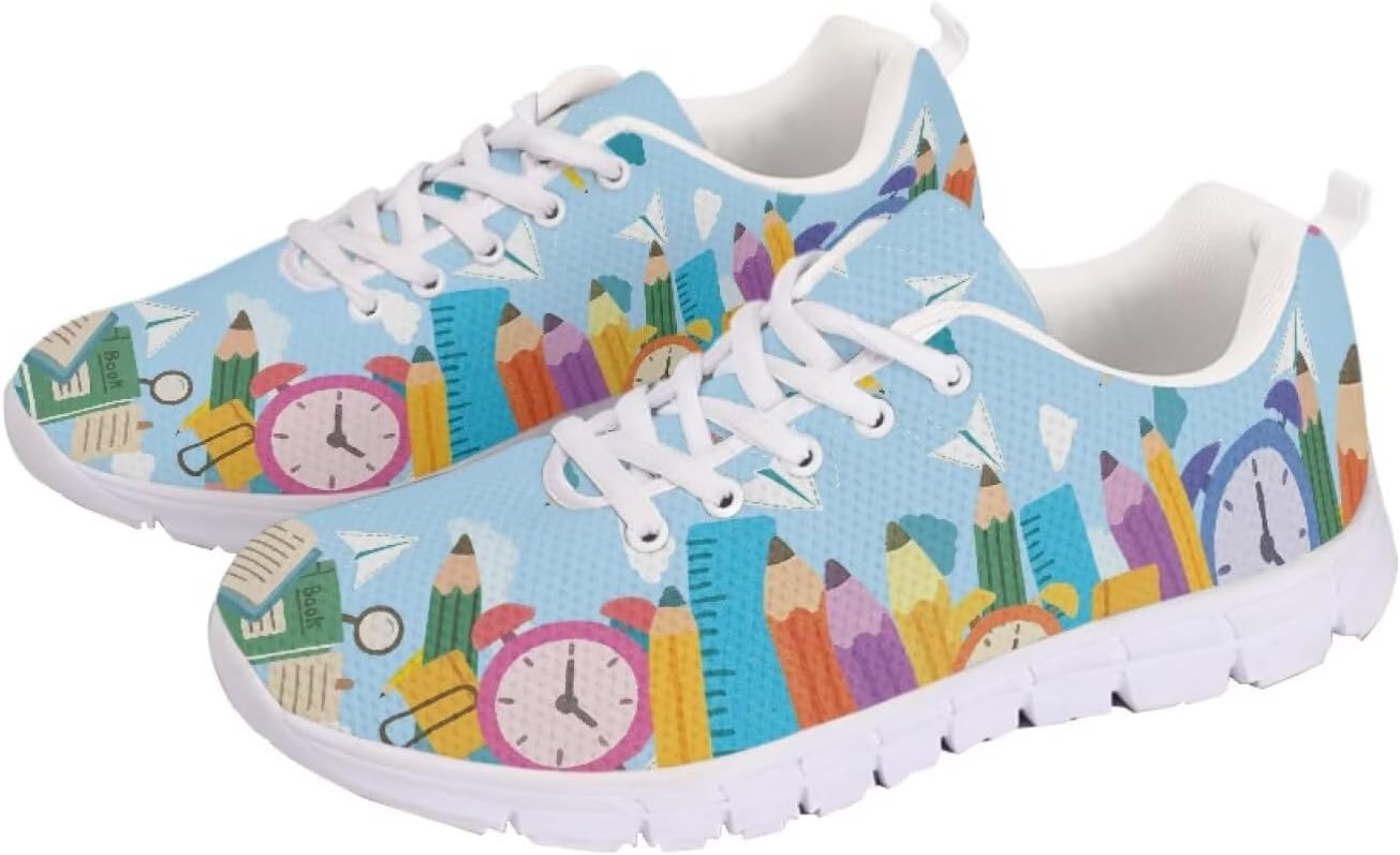 Кроссовки GETELINSENG Унисекс для бега, легкая спортивная обувь с сеткой, шнуровкой, для тенниса и прогулок, Crayons Print
Кроссовки GETELINSENG Унисекс для бега, легкая спортивная обувь с сеткой, шнуровкой, для тенниса и прогулок, Crayons Print