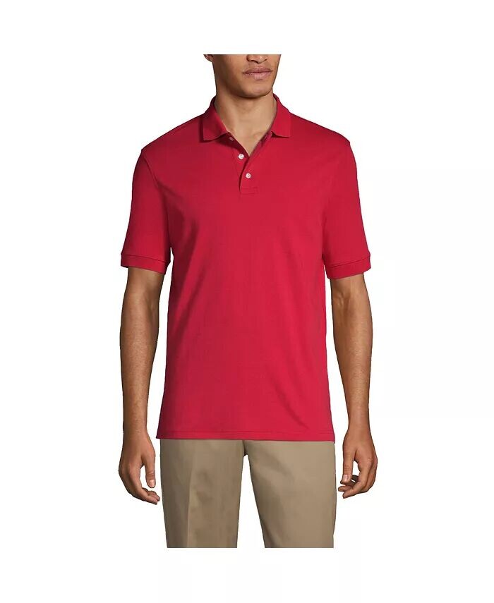 Рубашка поло интерлок с короткими рукавами для школьной формы Big & Tall Lands' End, красный
Рубашка поло интерлок с короткими рукавами для школьной формы Big & Tall Lands' End, красный