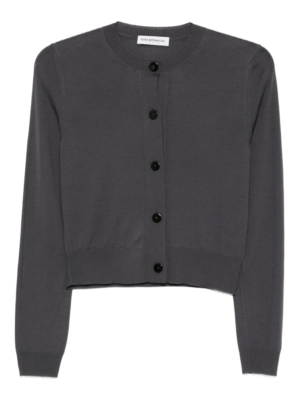 Укороченный кардиган на пуговицах Goes Botanical, серый
Укороченный кардиган на пуговицах Goes Botanical, серый
