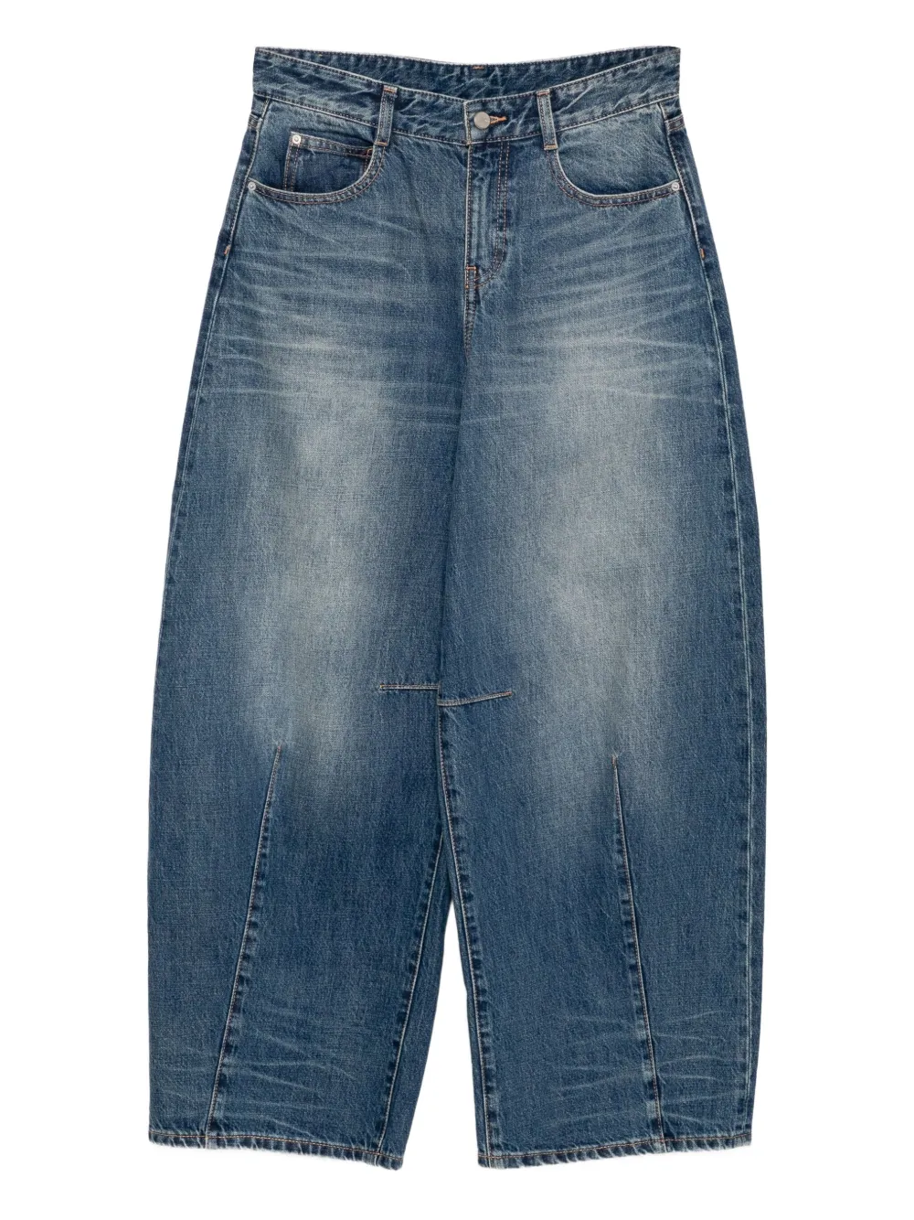 Широкие джинсы с подворотами JNBY, синий
Широкие джинсы с подворотами JNBY, синий