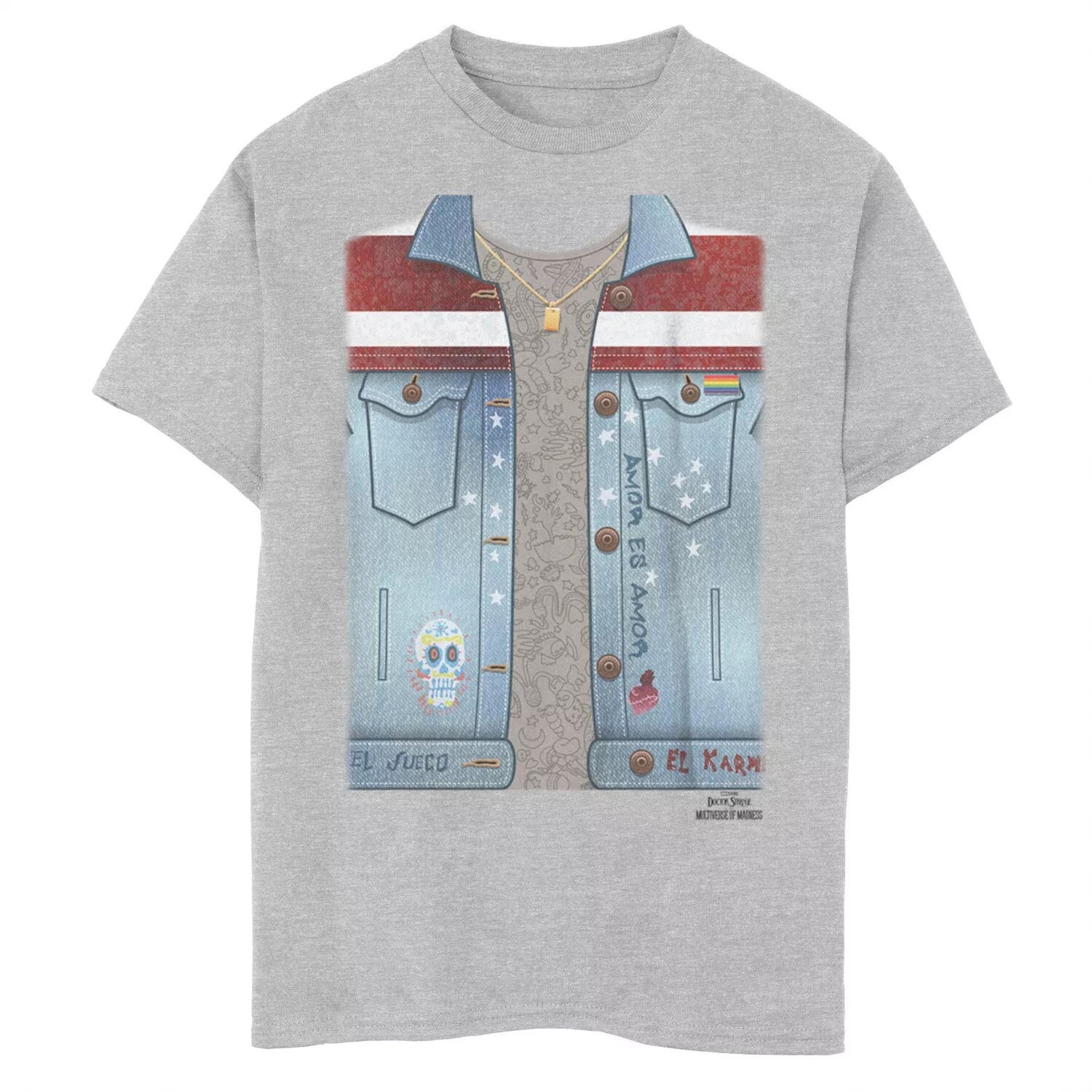 Костюмная футболка «Доктор Стрэндж: фильм 2: Америка Чавес» для мальчиков 8–20 лет Licensed Character
Костюмная футболка «Доктор Стрэндж: фильм 2: Америка Чавес» для мальчиков 8–20 лет Licensed Character