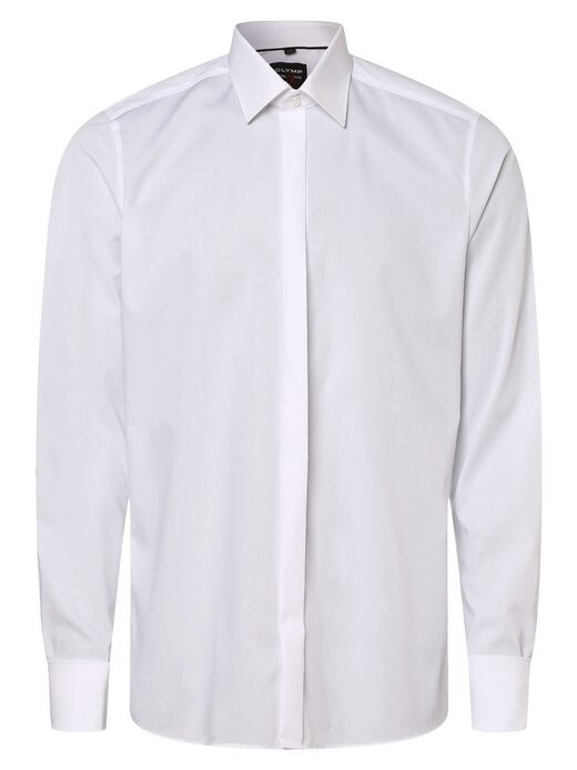 Рубашка с отложными манжетами, легко гладится. Olymp Level Five, белый 
Рубашка с отложными манжетами, легко гладится. Olymp Level Five, белый