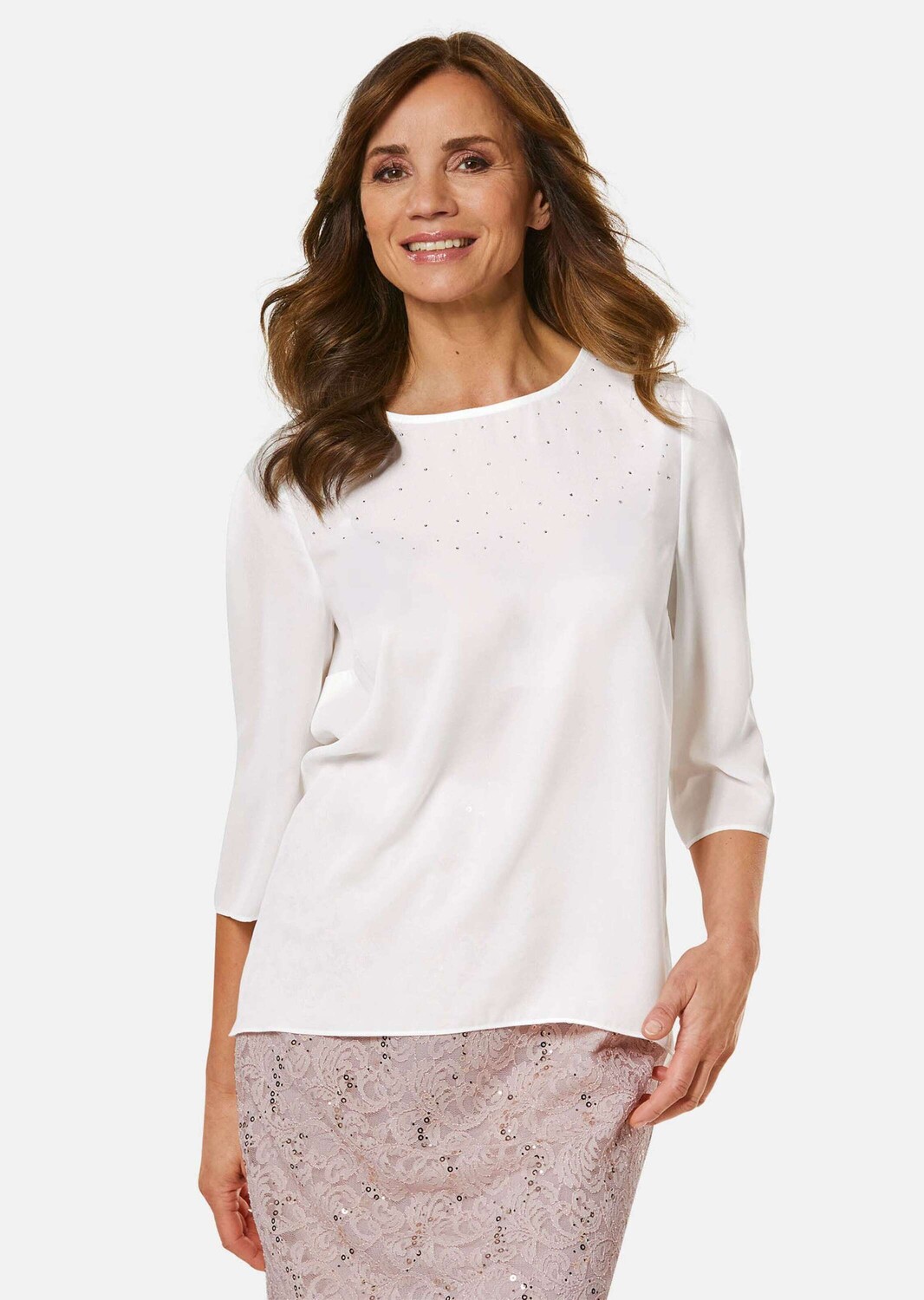 Блуза GOLDNER Schlupf, кремовый
Блуза GOLDNER Schlupf, кремовый