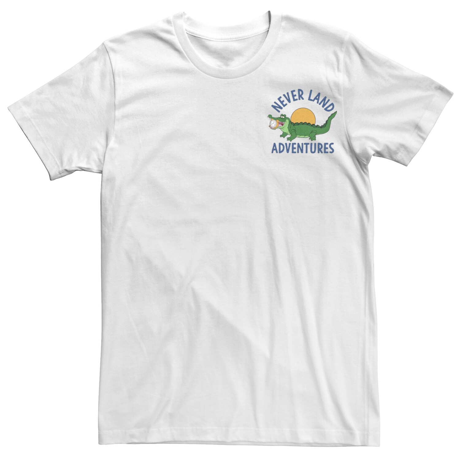 Мужская футболка Disney Peter Pan Never Land Adventures с крокодилом и левой грудью Licensed Character
Мужская футболка Disney Peter Pan Never Land Adventures с крокодилом и левой грудью Licensed Character