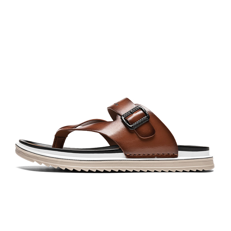 Mulinsen Мужские стойкие к истиранию шлепанцы с прострочкой коричневые, цвет Brown
Mulinsen Мужские стойкие к истиранию шлепанцы с прострочкой коричневые, цвет Brown