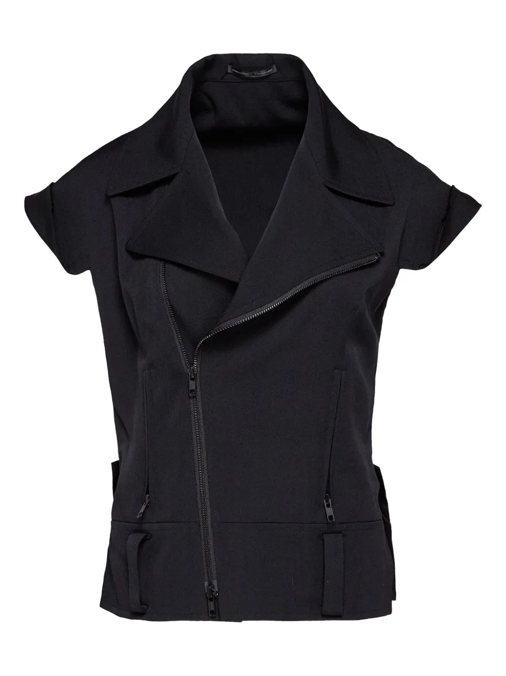 Куртка с короткими рукавами и застежкой-молнией спереди Y's, черный
Куртка с короткими рукавами и застежкой-молнией спереди Y's, черный