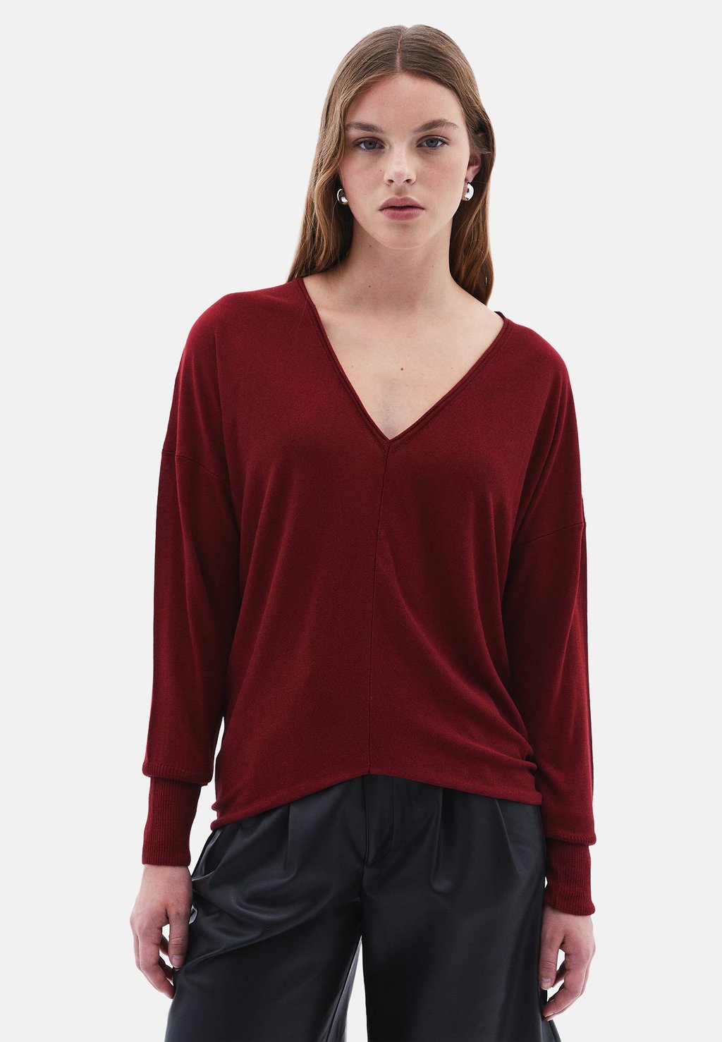Джемпер OXXO, бордовый 
Джемпер OXXO, бордовый