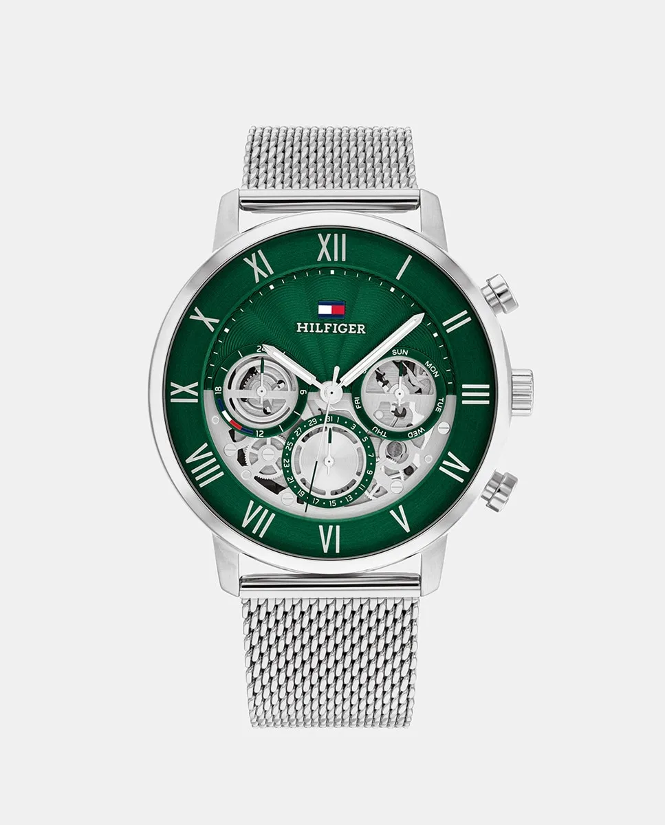 Legend 1710567 Многофункциональные мужские часы со стальной сеткой Tommy Hilfiger, серебрянный 
Legend 1710567 Многофункциональные мужские часы со стальной сеткой Tommy Hilfiger, серебрянный