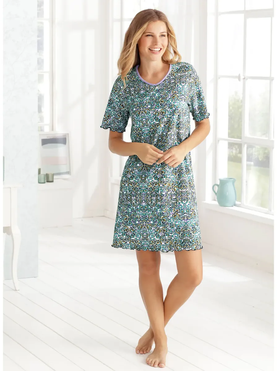 Ночная рубашка "Ночная рубашка", цвет Blau-Bedruckt
Ночная рубашка "Ночная рубашка", цвет Blau-Bedruckt