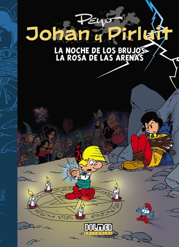 Johan y Pirluit vol. 7: La noche de los brujos, La rosa de las arenas (Tebeos Dolmen Editorial, S.L.)
Johan y Pirluit vol. 7: La noche de los brujos, La rosa de las arenas (Tebeos Dolmen Editorial, S.L.)