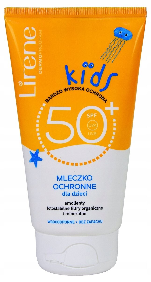 Lirene, Защитное молочко для детей, солнцезащитный крем с УФ-фильтром 50 SPF, 125мл
Lirene, Защитное молочко для детей, солнцезащитный крем с УФ-фильтром 50 SPF, 125мл