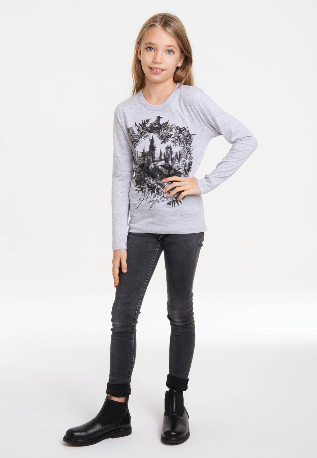 Лонгслив Logoshirt Langarmshirt Harry Potter Hogwarts Schloss, цвет grau meliert
Лонгслив Logoshirt Langarmshirt Harry Potter Hogwarts Schloss, цвет grau meliert