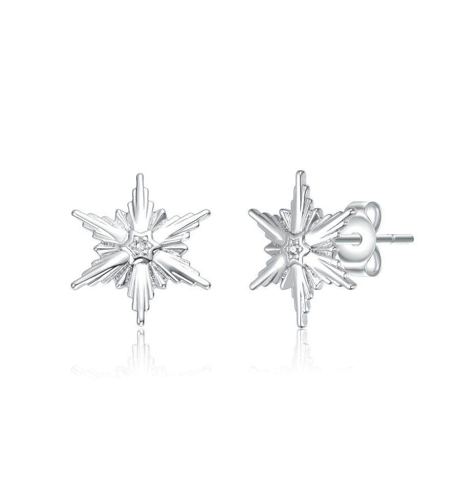 Подростковые серьги в форме звезды с покрытием из белого золота и кубическим цирконием Rachel Glauber, White
Подростковые серьги в форме звезды с покрытием из белого золота и кубическим цирконием Rachel Glauber, White