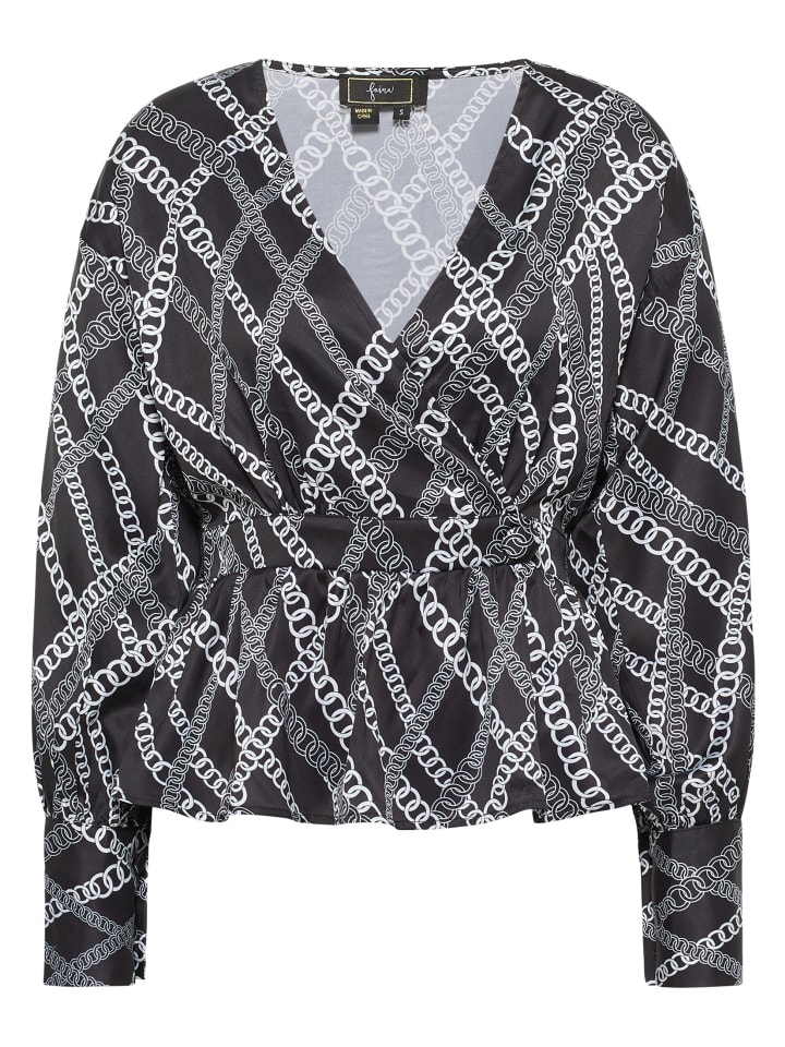 Женская блузка в черно-белом цвете faina
Женская блузка в черно-белом цвете faina
