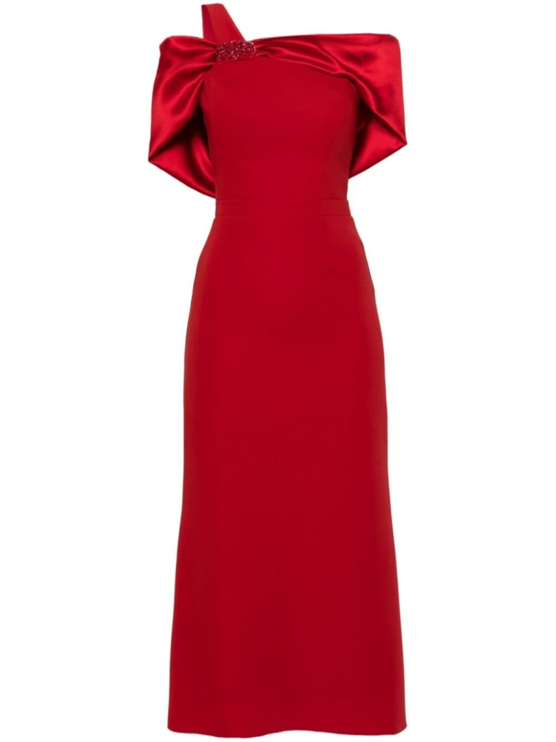 CRISTALLINI атласное платье миди Ophelia, красный
CRISTALLINI атласное платье миди Ophelia, красный