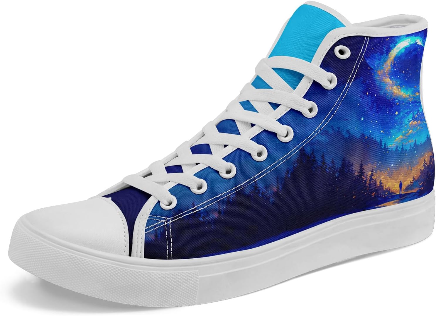 Высокие кеды AWSOLE из холщовой ткани для мужчин и женщин, модные, дышащие, на шнуровке, удобные, стильные кроссовки с рисунком звезд и луны, белый/желтый/голубой/небесно-голубой
Высокие кеды AWSOLE из холщовой ткани для мужчин и женщин, модные, дышащие, на шнуровке, удобные, стильные кроссовки с рисунком звезд и луны, белый/желтый/голубой/небесно-голубой