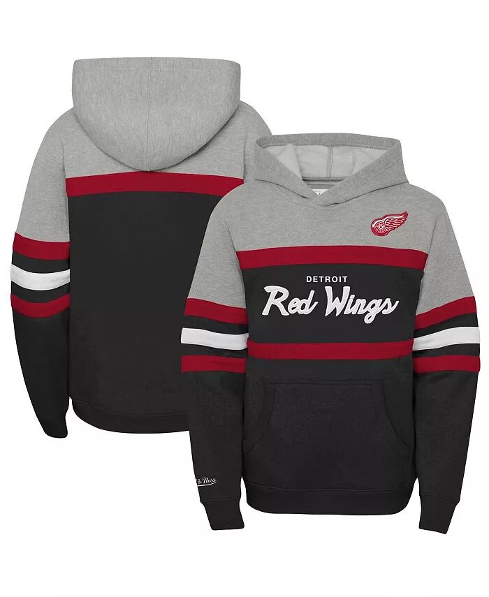 Толстовка с капюшоном для главного тренера Detroit Red Wings, черно-серая, для больших мальчиков и девочек Mitchell & Ness
Толстовка с капюшоном для главного тренера Detroit Red Wings, черно-серая, для больших мальчиков и девочек Mitchell & Ness