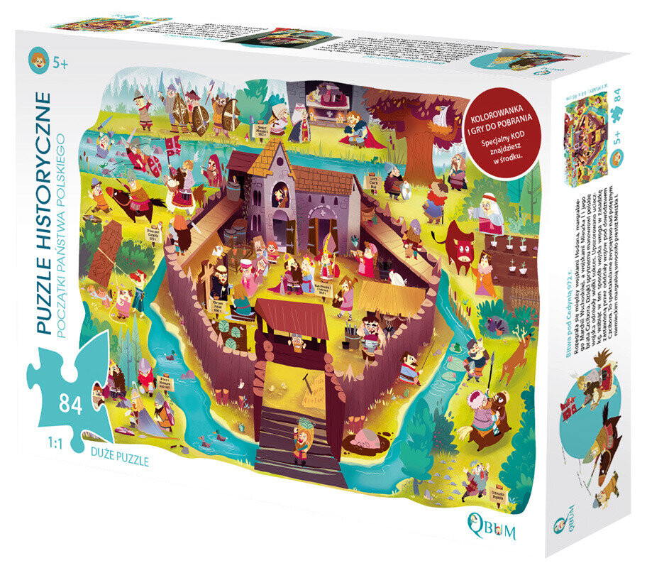 Пазл Qbum, Начало польского государства, исторический, 84 шт.
Пазл Qbum, Начало польского государства, исторический, 84 шт.