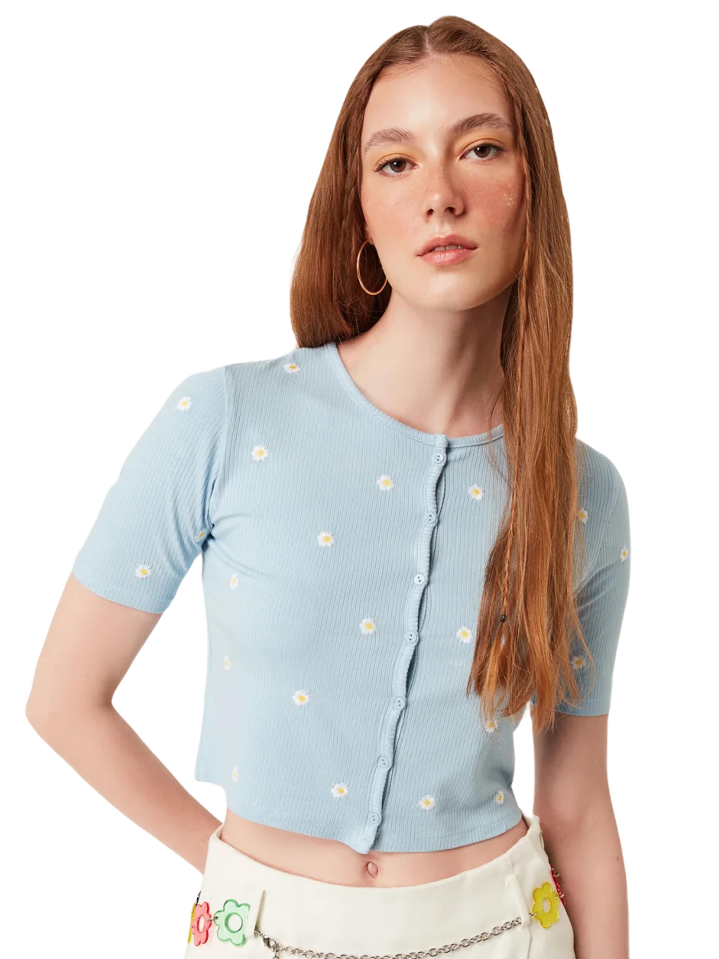 No Matter What Вязаный кардиган светло-голубого цвета
No Matter What Вязаный кардиган светло-голубого цвета