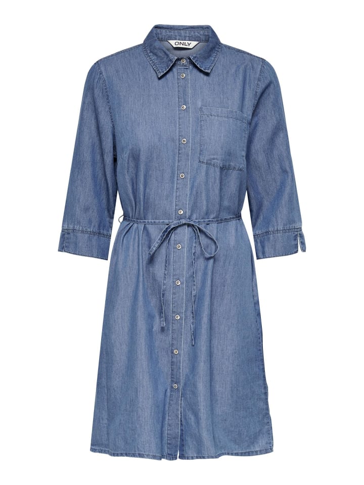 Платье до колена ONLY Carmakoma, Средне-синий деним
Платье до колена ONLY Carmakoma, Средне-синий деним