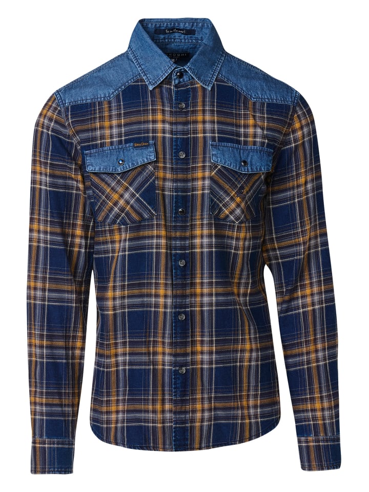 Джинсовая рубашка с длинными рукавами синего цвета KOROSHI
Джинсовая рубашка с длинными рукавами синего цвета KOROSHI