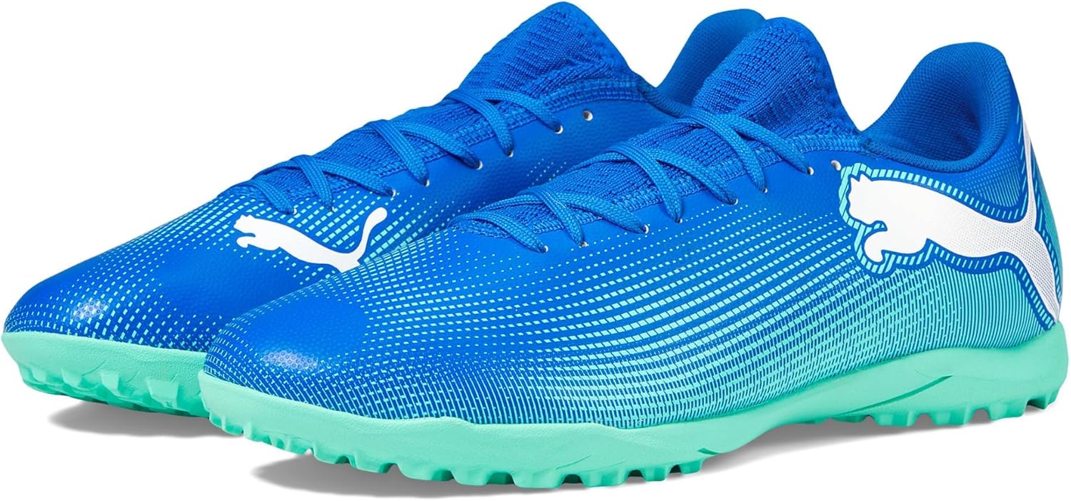 Футбольные бутсы Puma Men's Future 7 Play Turf Trainer, белый/голубой
Футбольные бутсы Puma Men's Future 7 Play Turf Trainer, белый/голубой