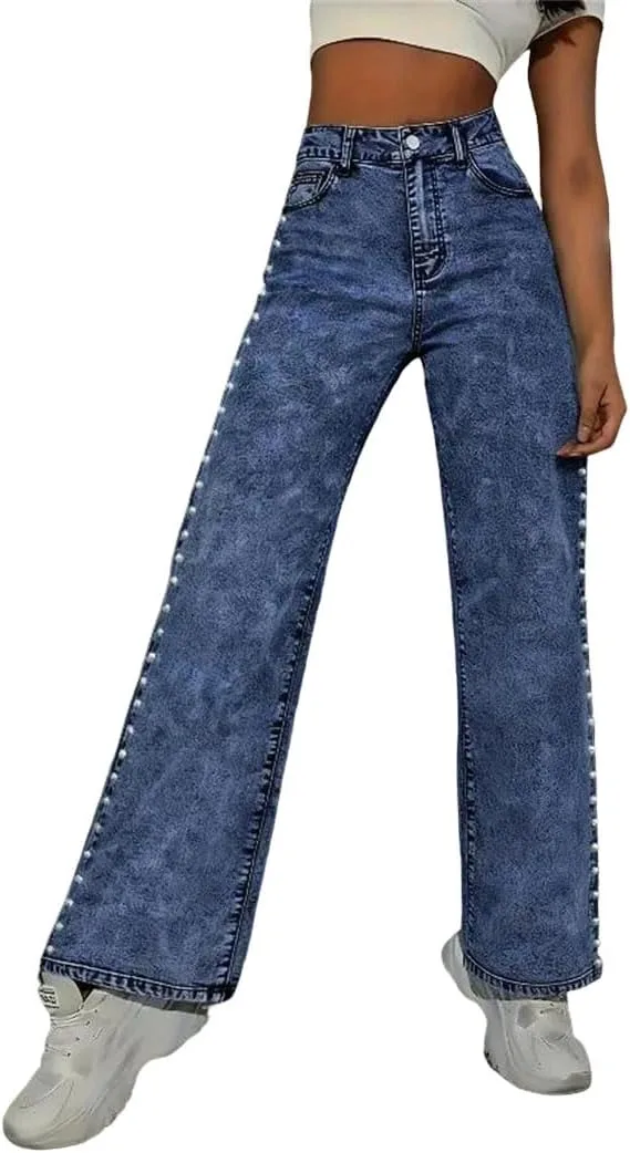 Женские джинсы Stretch Denim High Waist Straight Leg Loose Fit Korean Style Vintage
Женские джинсы Stretch Denim High Waist Straight Leg Loose Fit Korean Style Vintage