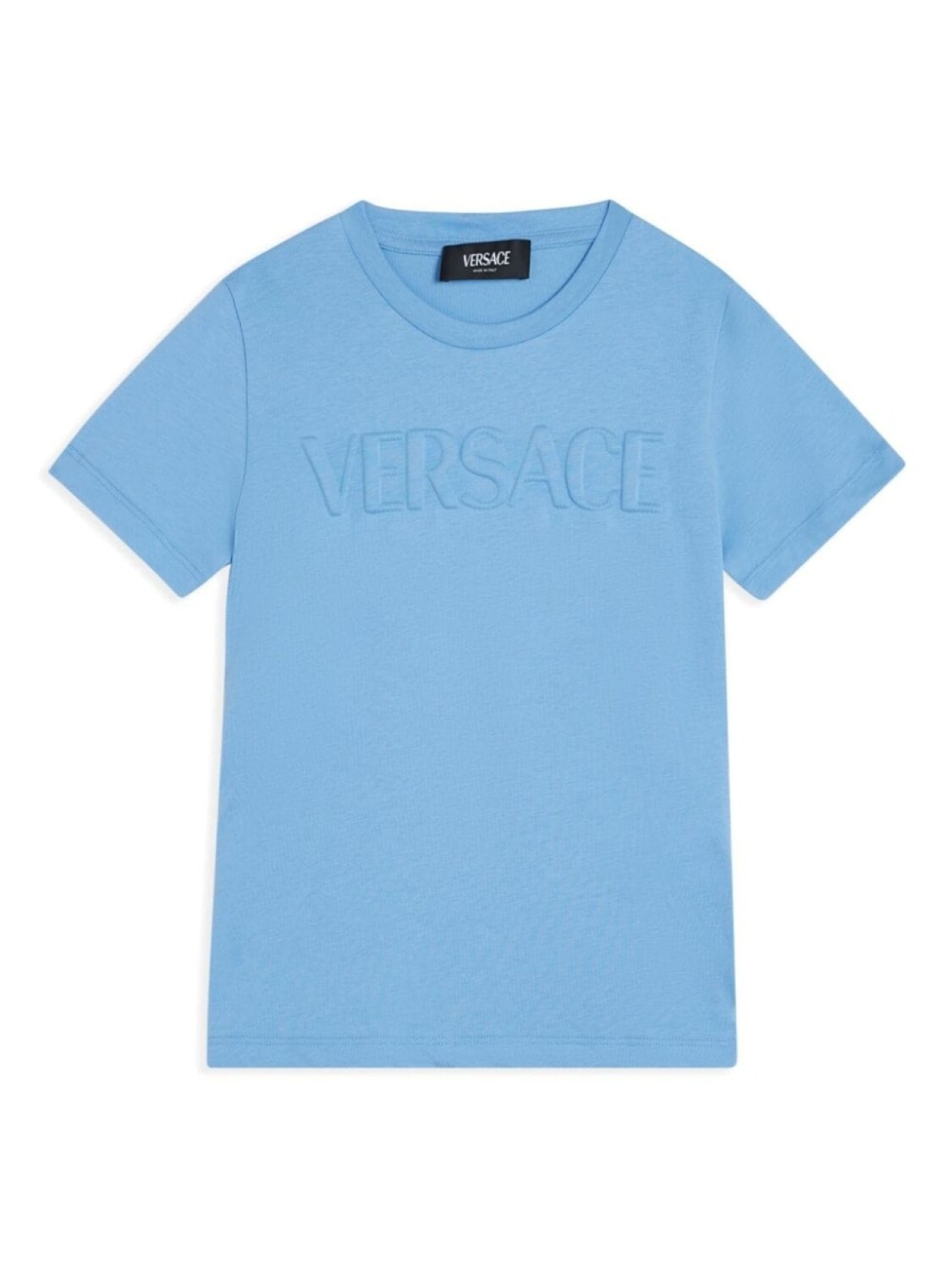Versace Kids футболка с тисненым логотипом, синий
Versace Kids футболка с тисненым логотипом, синий