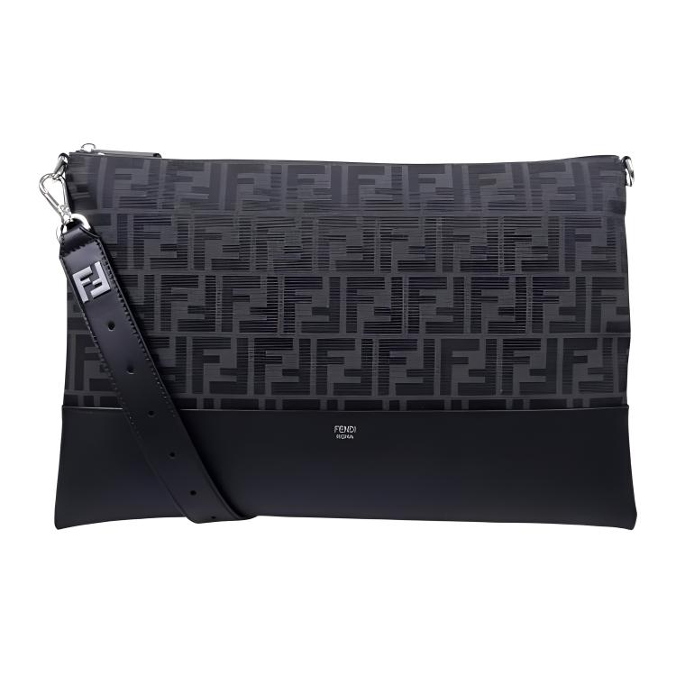 Fendi Кожаный клатч-труба для мужчин, черный
Fendi Кожаный клатч-труба для мужчин, черный