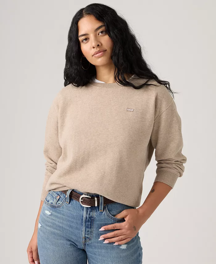 Женский повседневный свитшот с круглым вырезом Levi'S, коричневый
Женский повседневный свитшот с круглым вырезом Levi'S, коричневый