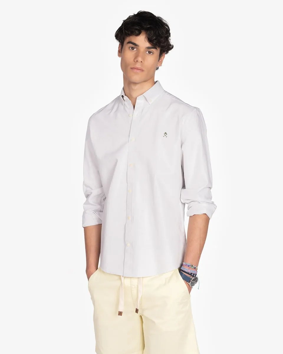 Мужская рубашка оксфорд облегающего кроя, однотонная Harper & Neyer, цвет Piedra
Мужская рубашка оксфорд облегающего кроя, однотонная Harper & Neyer, цвет Piedra