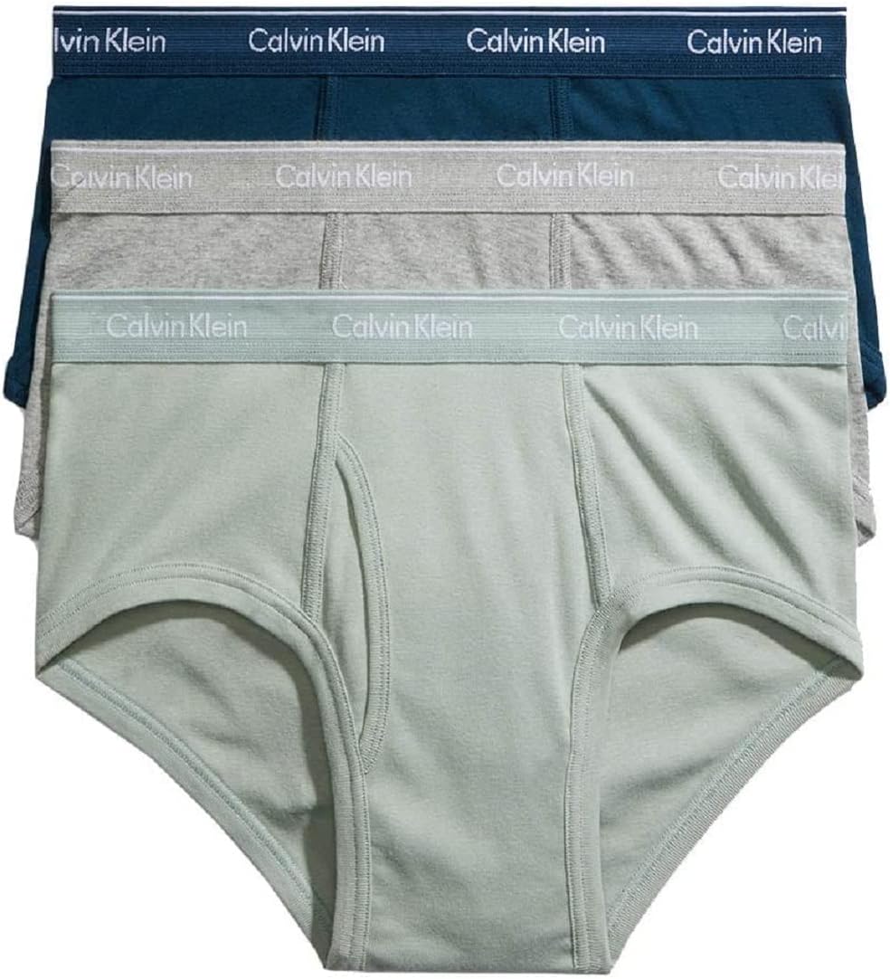 Комплект из 3 мужских трусов Calvin Klein Cotton Classics, Classic Navy, Sage Meadow, Grey Heather
Комплект из 3 мужских трусов Calvin Klein Cotton Classics, Classic Navy, Sage Meadow, Grey Heather