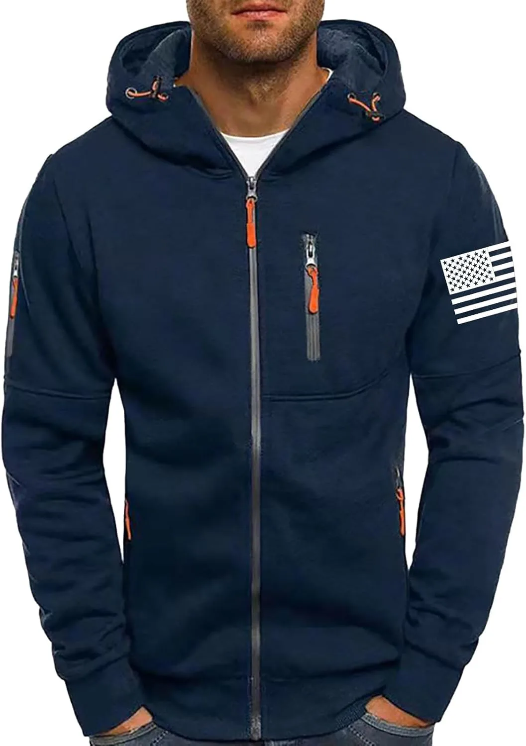 Тактическая худи с молнией для мужчин, slim fit
Тактическая худи с молнией для мужчин, slim fit