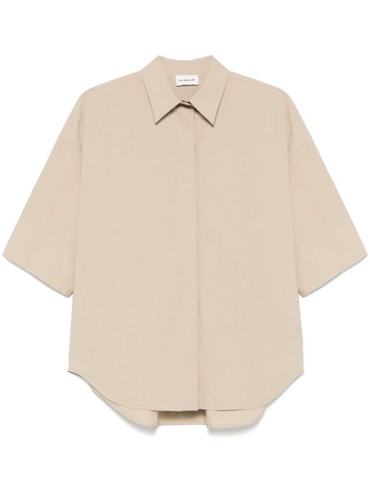 P.A.R.O.S.H. рубашка на пуговицах, нейтральный цвет
P.A.R.O.S.H. рубашка на пуговицах, нейтральный цвет