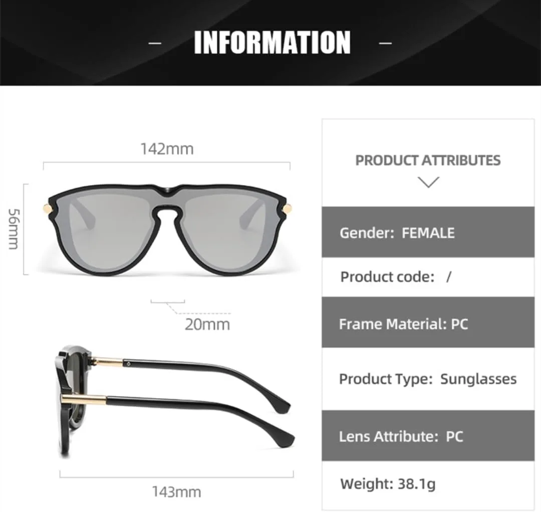 Большие солнцезащитные очки для женщин и мужчин, модные, роскошные, цельные, трендовые, для велоспорта, с защитой от УФ-излучения UV400 TVTBBVV, Tyj382-3
Большие солнцезащитные очки для женщин и мужчин, модные, роскошные, цельные, трендовые, для велоспорта, с защитой от УФ-излучения UV400 TVTBBVV, Tyj382-3