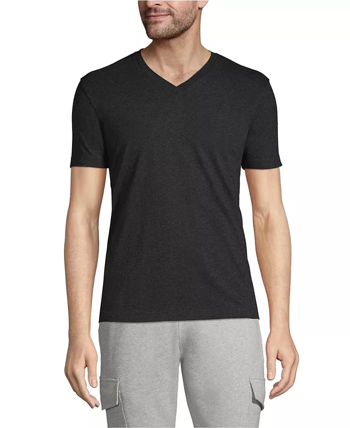 Мужская футболка с V-образным вырезом Super-T Lands' End, черный
Мужская футболка с V-образным вырезом Super-T Lands' End, черный