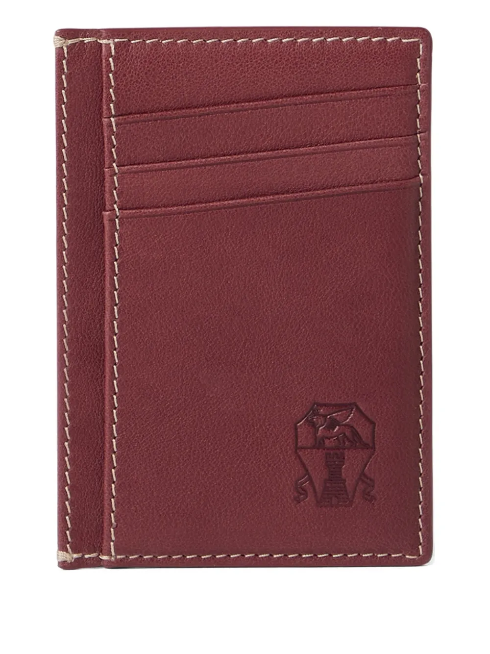 Картхолдер с тисненым логотипом Brunello Cucinelli, красный
Картхолдер с тисненым логотипом Brunello Cucinelli, красный