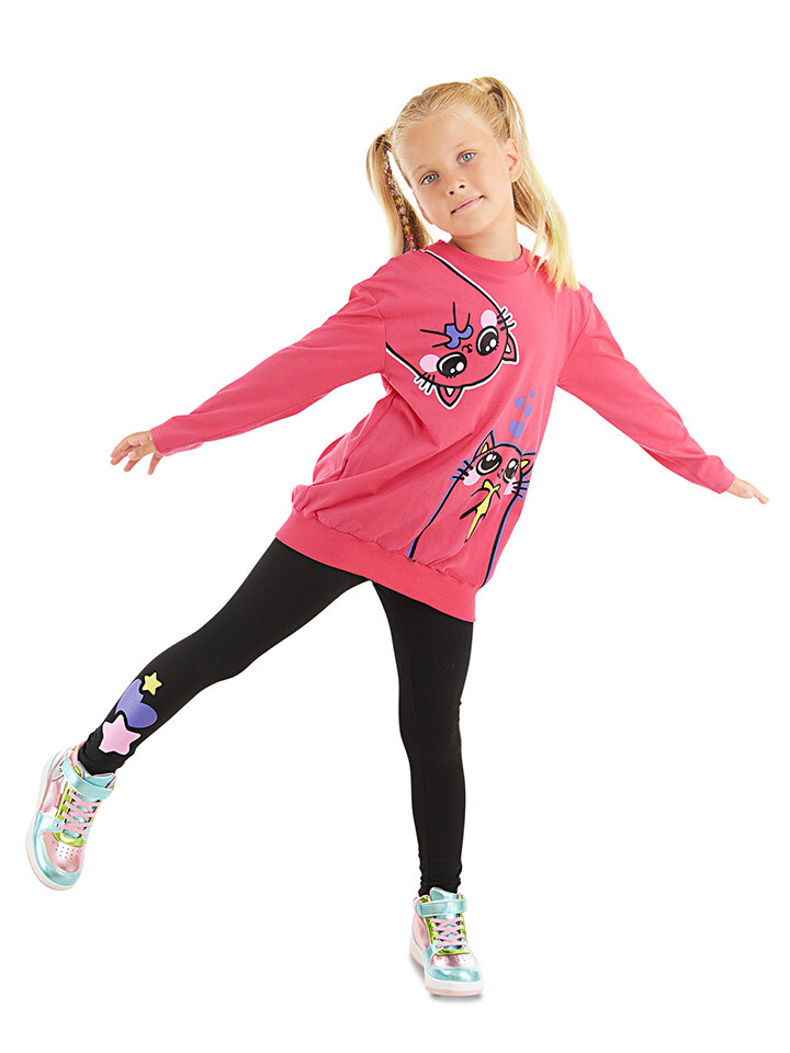 Лонгслив Denokids 2tlg. Outfit Twin Cats, розовый
Лонгслив Denokids 2tlg. Outfit Twin Cats, розовый