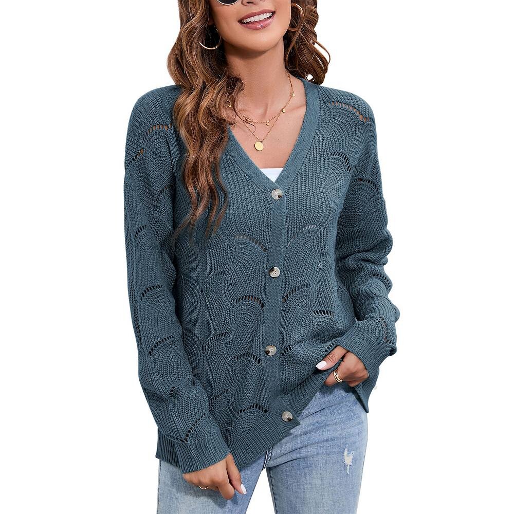 Осенний женский вязаный крючком кардиган, легкое кимоно с длинным рукавом, ажурная вязаная верхняя одежда, свитер Kojooin, цвет Dark Blue
Осенний женский вязаный крючком кардиган, легкое кимоно с длинным рукавом, ажурная вязаная верхняя одежда, свитер Kojooin, цвет Dark Blue